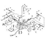 Комплект для дистанционного управления 4-Х ТАКТНОГО ПЛМ MERCURY 6 Серийный номер от 0R000001 до 0R067089