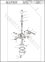 Карбюратор 2-Х ТАКТНОГО ПЛМ SEA-PRO T2.6A