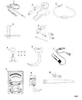 Инструменты (Часть 1) 4-Х ТАКТНОГО ПЛМ MERCURY 6 Серийный номер от 0P401000 и выше