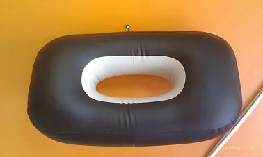 Пуф X-river овал c отверстием 85см